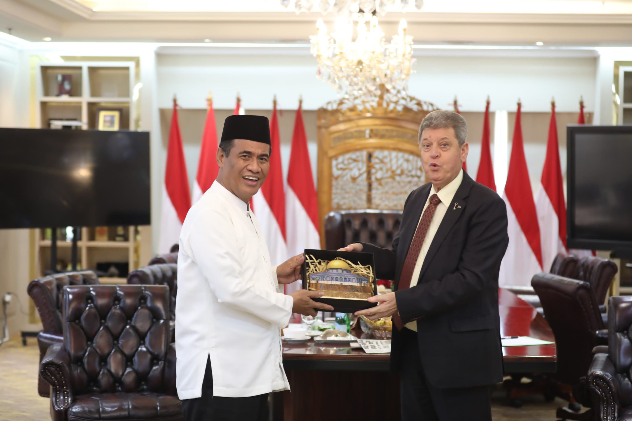 *Duta Besar Palestina ke Kementerian Pertanian, Minta Dukungan Dari Sektor Pertanian*