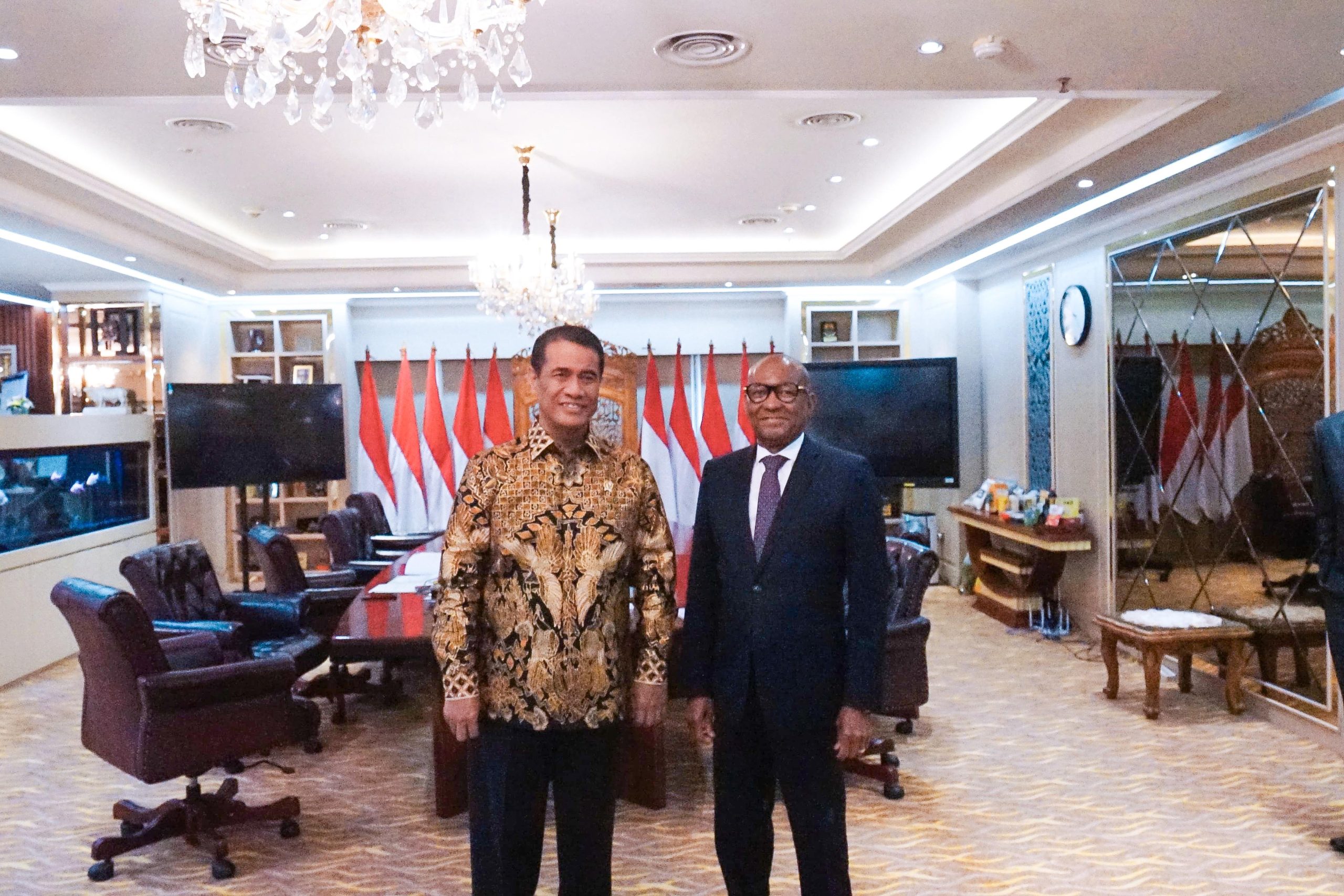 Dubes Afrika Selatan Temui Mentan Amran, Puji Kekuatan Sektor Pertanian Indonesia