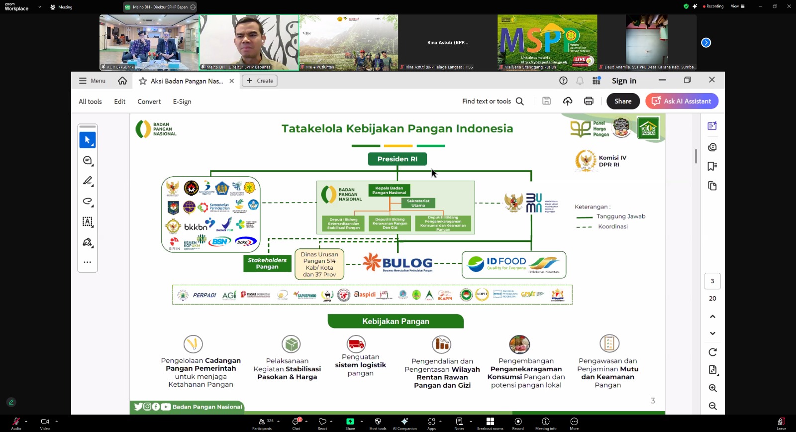 Lindungi Petani dan Dukung Swasembada Pangan, Lewat MSPP BAPANAS Jabarkan Kebijakan HPP GKP