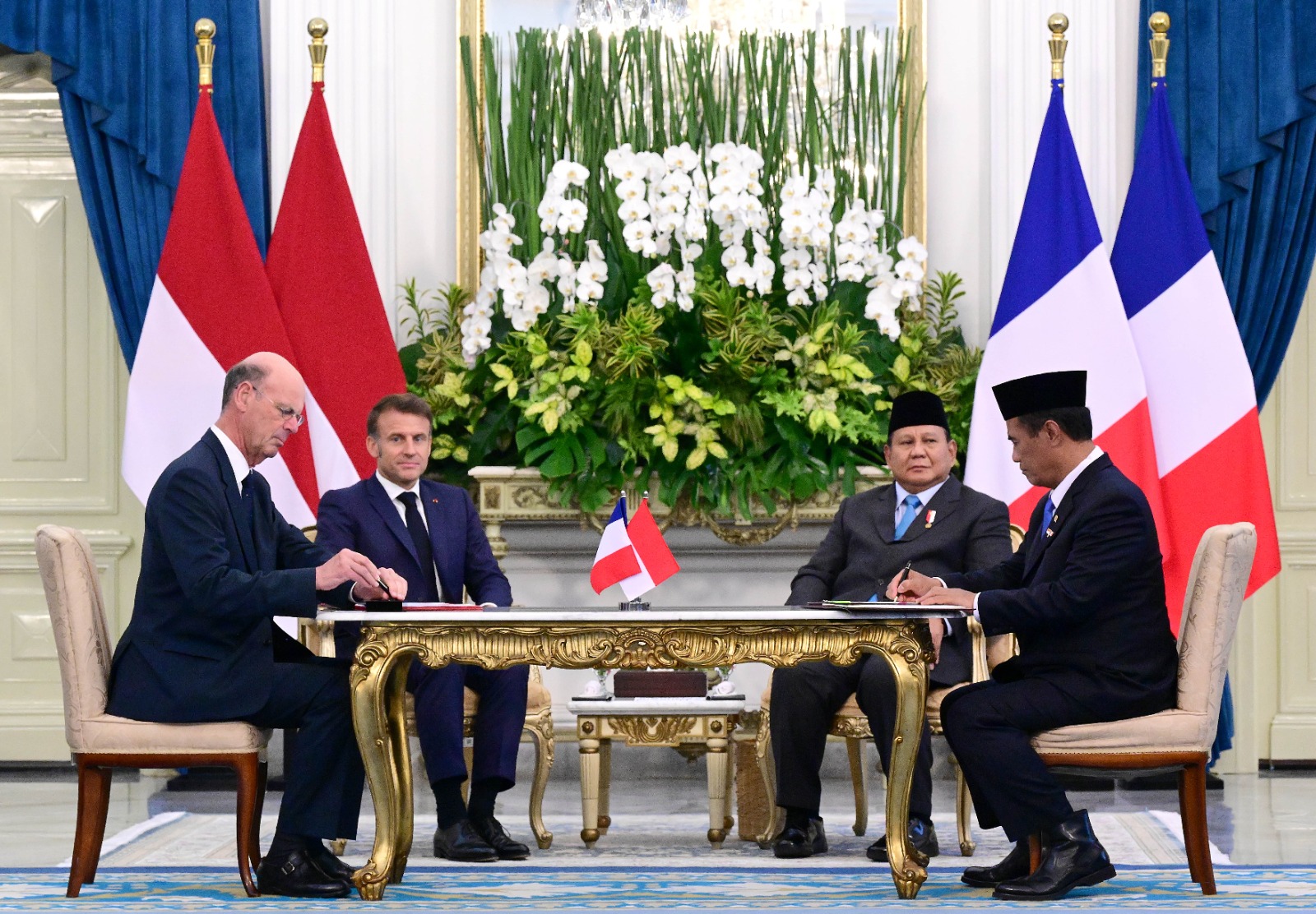 Mentan Amran Teken Deklarasi Kerja Sama Pertanian dalam Pertemuan Bilateral Indonesia–Prancis