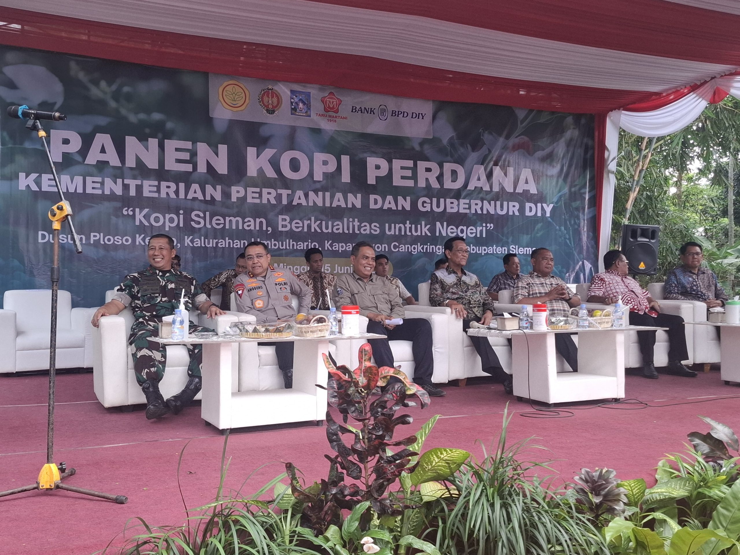 Panen Perdana Kopi Sleman, Kementan Dorong Kopi Yogya Menuju Pasar Global