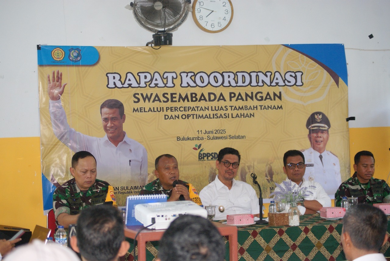 Kementan Bersama TNI Kawal Percepatan luas Tanam dan Optimalisasi Lahan Bulukumba dan Sinjai