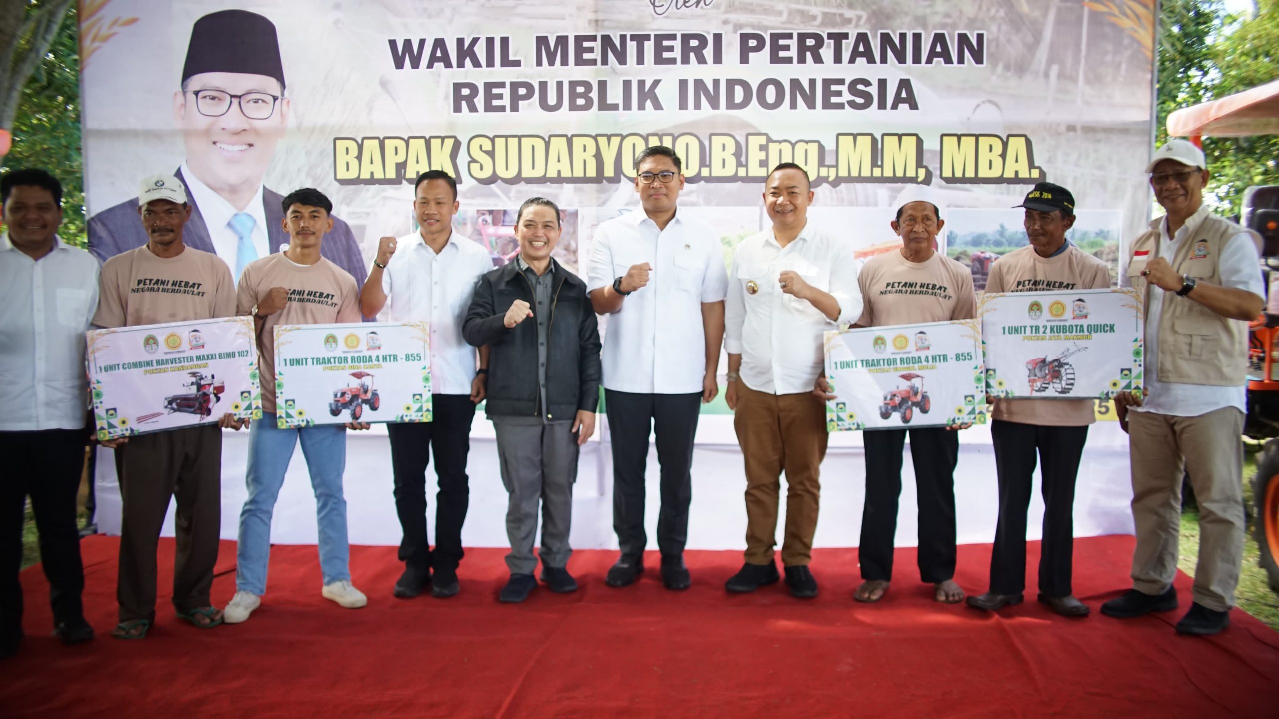 Wamentan Sudaryono: Jual Alsintan Bantuan Pemerintah Bisa Dipidana!