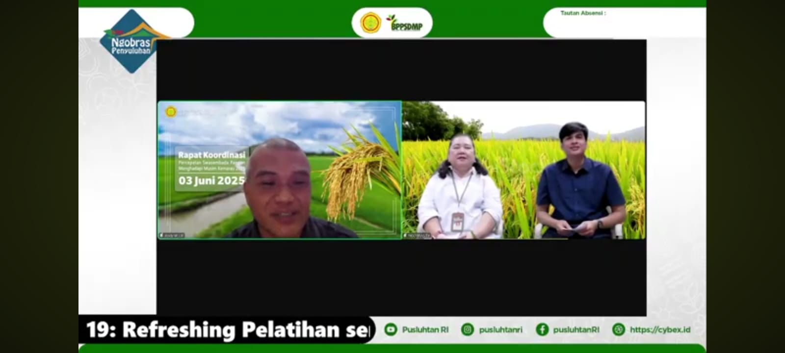 Poligon Tulang Punggung Pembangunan Pertanian, Kementan Dorong Peran Aktif Penyuluh