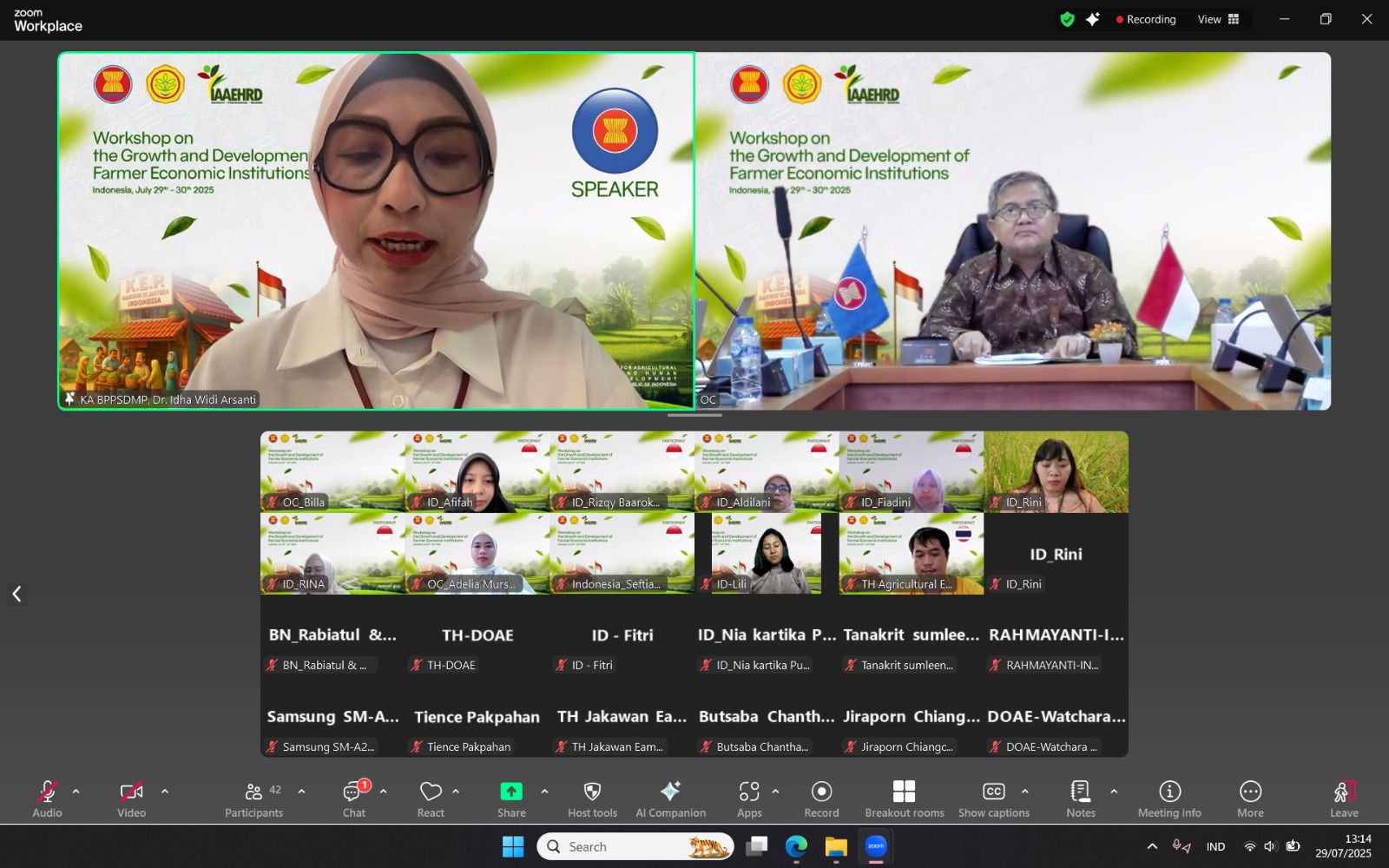 Kementan Dorong Penguatan Kelembagaan Petani ASEAN Lewat Workshop Internasional