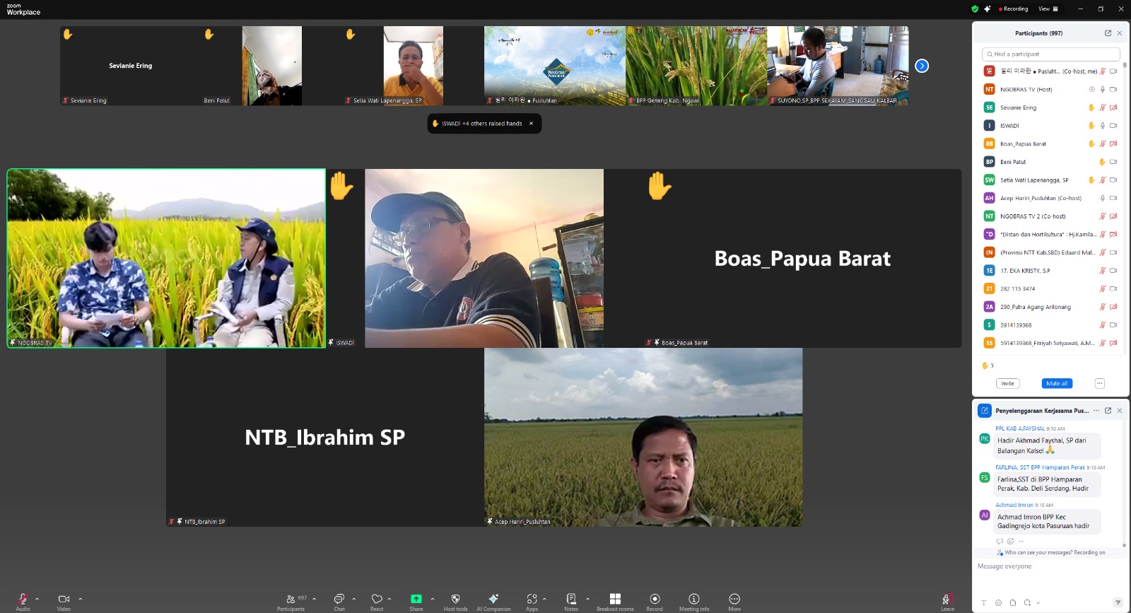 Dukung Program BP, Kementan Minta Penyuluh Aktif Kawal Data Simluhtan