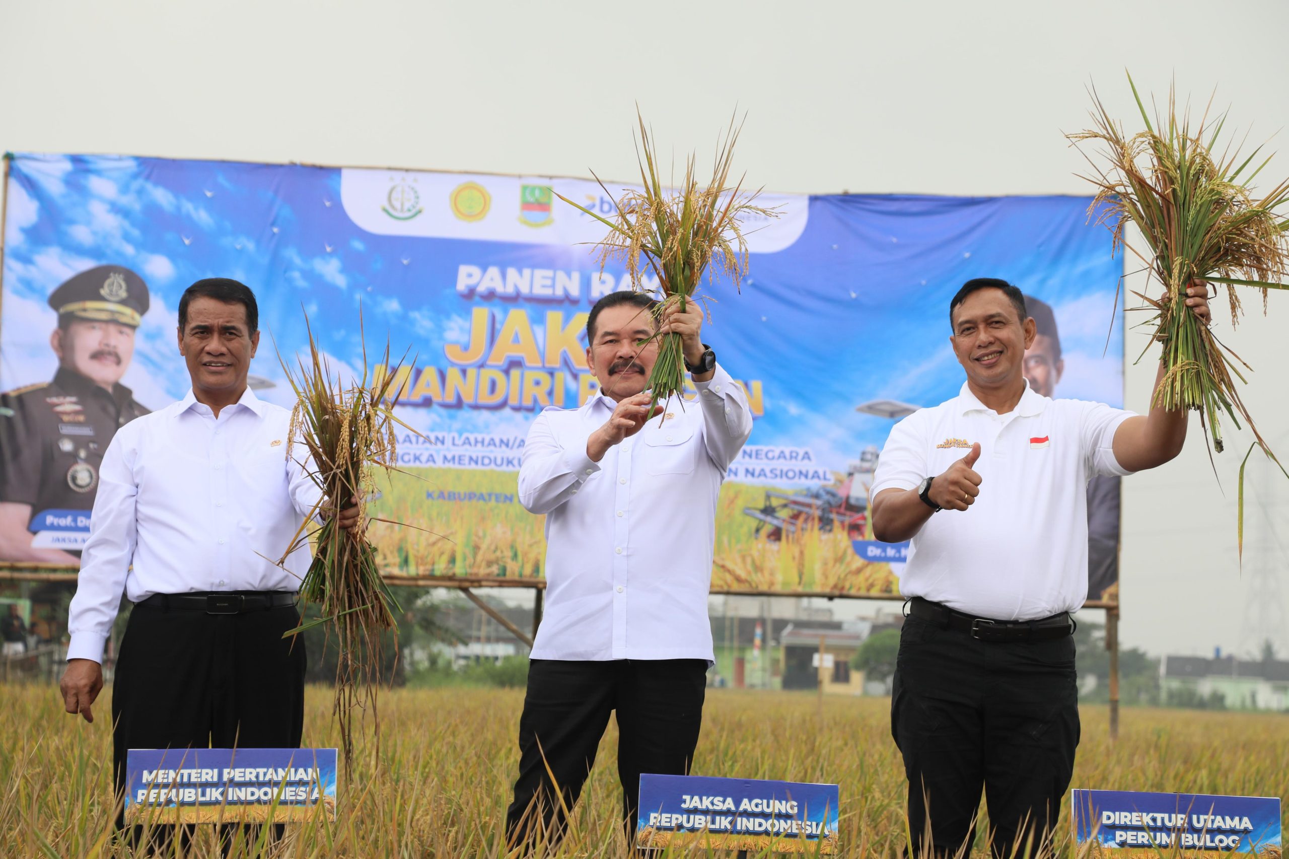 Jaksa Agung Apresiasi Mentan Amran dalam Sukseskan Program Jaksa Mandiri Pangan
