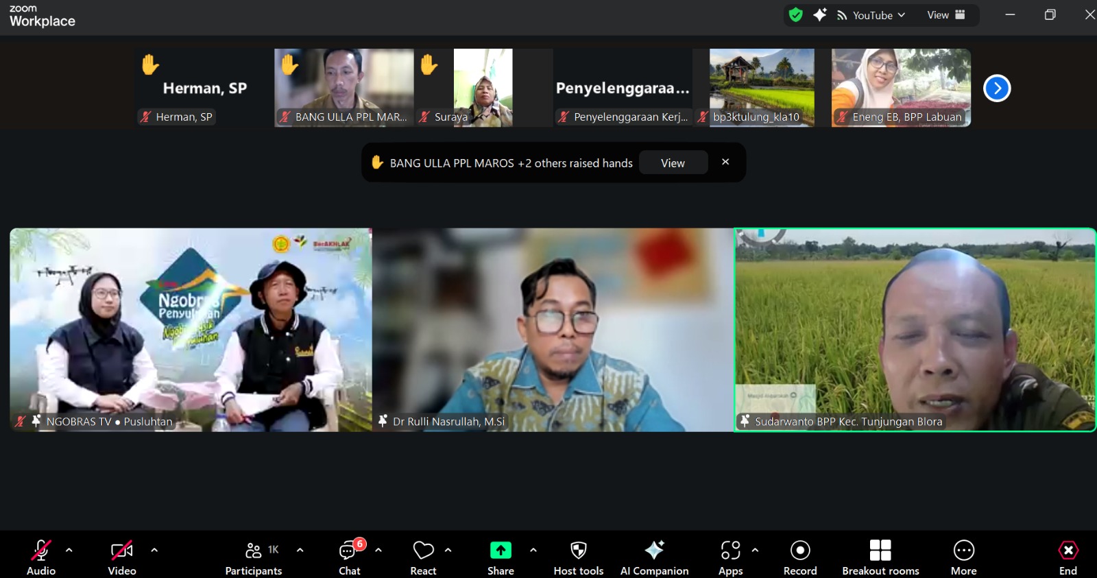 Ngobras Volume 29 : Kementan Bekali Penyuluh Pertanian Bangun Digital Branding Pemerintah di Media Sosial