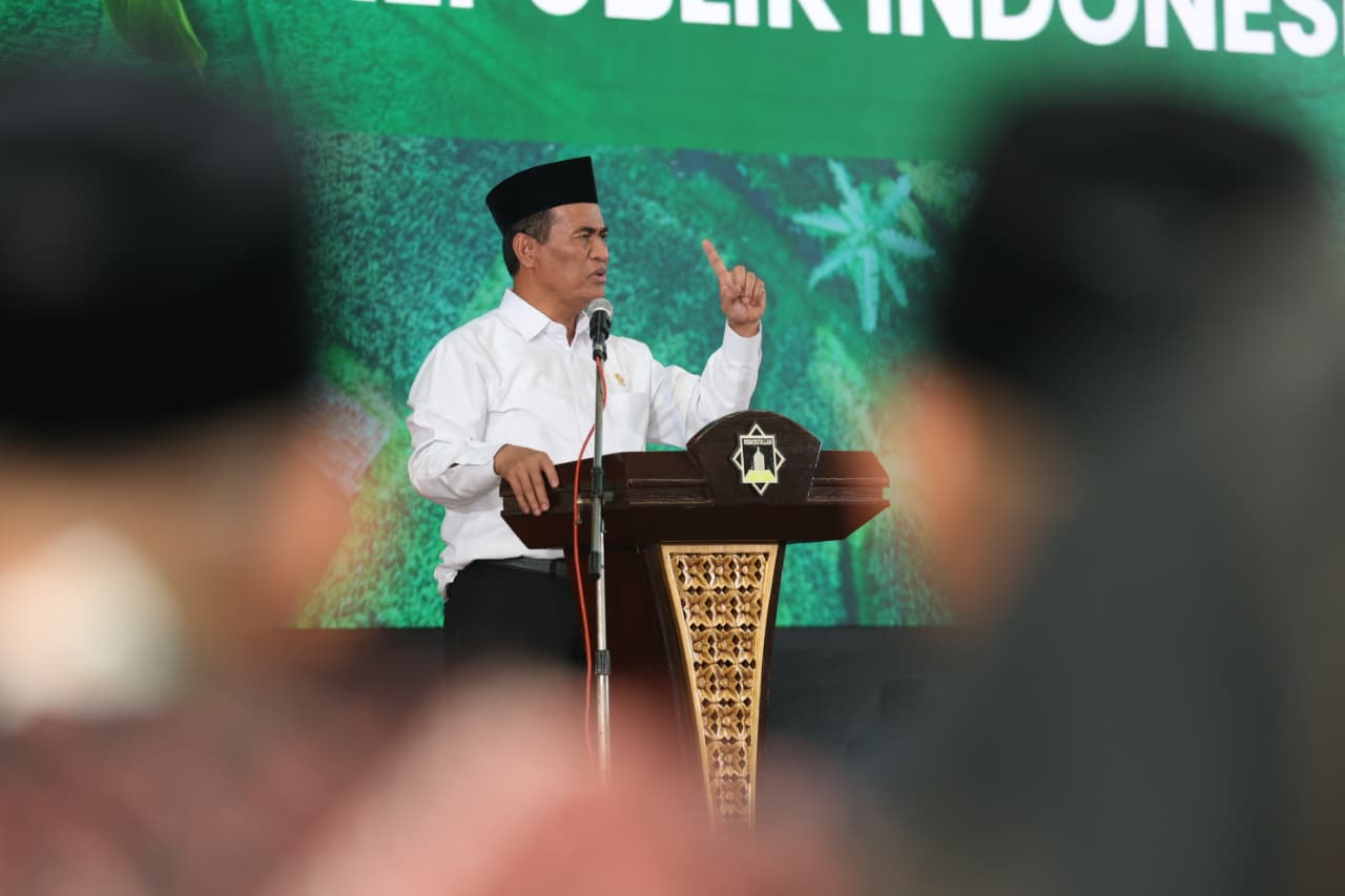 Mentan Amran Ajak Hidayatullah Gerakkan Petani Milenial Wujudkan Swasembada Pangan