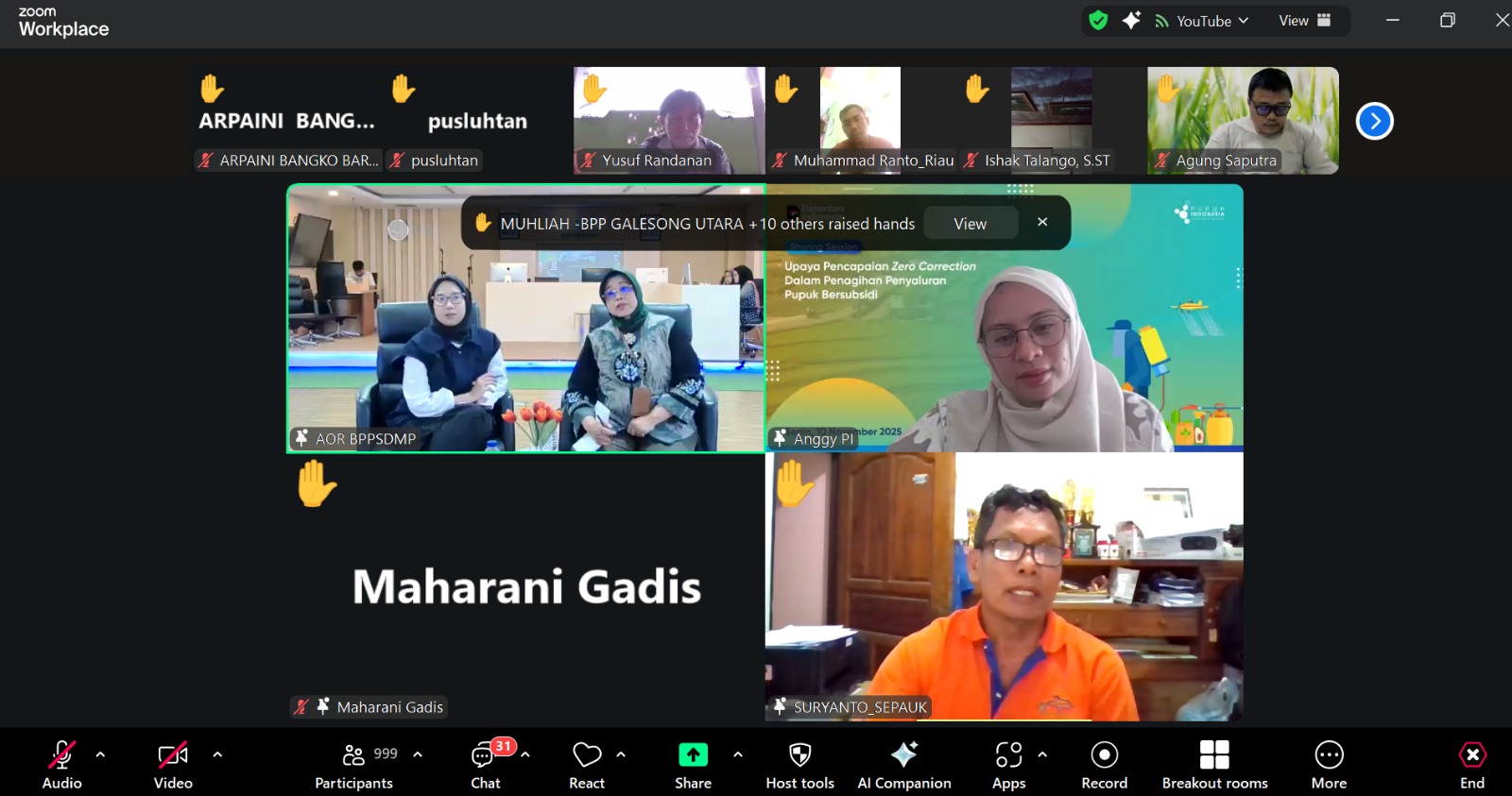 Kementan Perkuat Peran Penyuluh Pertanian dalam Pengawasan Penyaluran Pupuk Bersubsidi