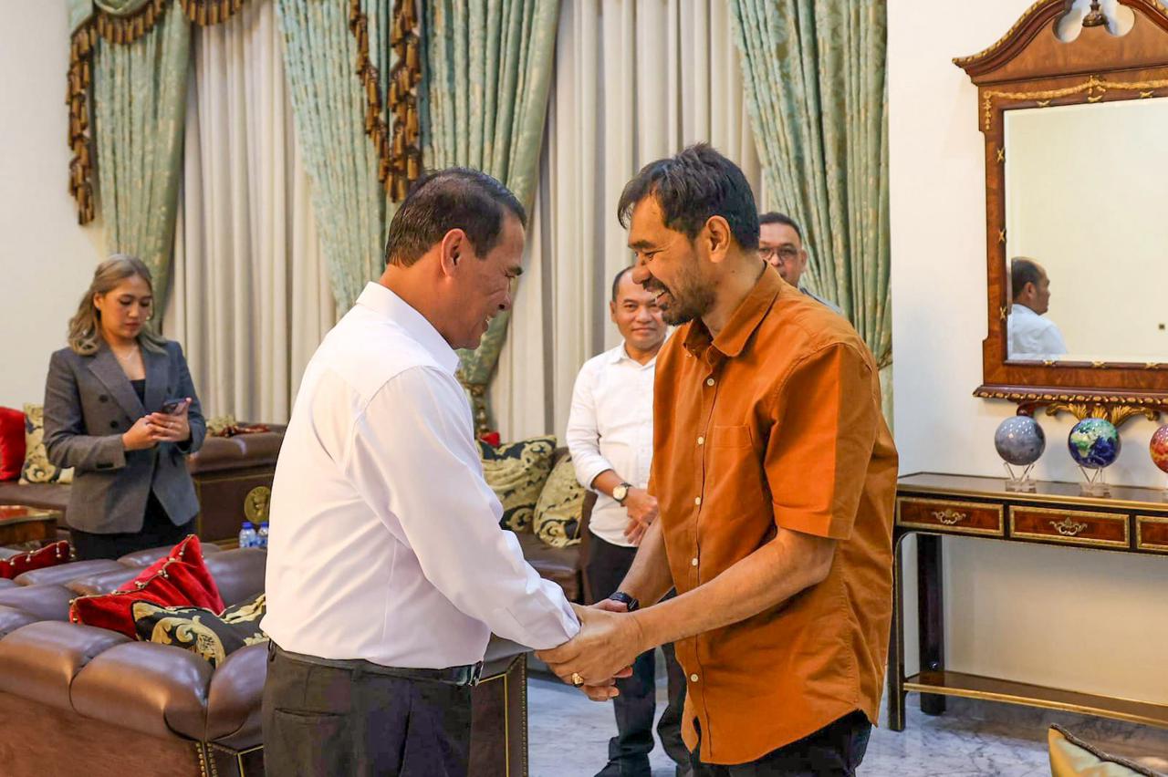 Gubernur Aceh Mualem Temui Mentan Amran di Kediamannya