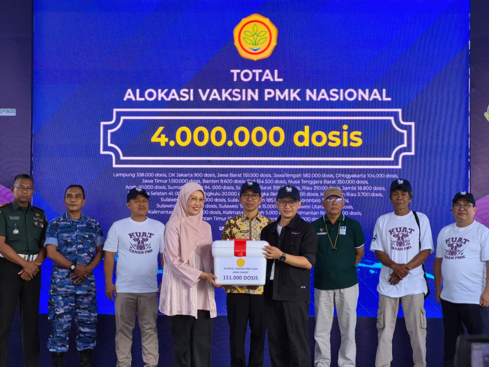 Kementan Gelar Akselerasi Vaksinasi PMK, Distribusikan 151 Ribu Dosis Vaksin