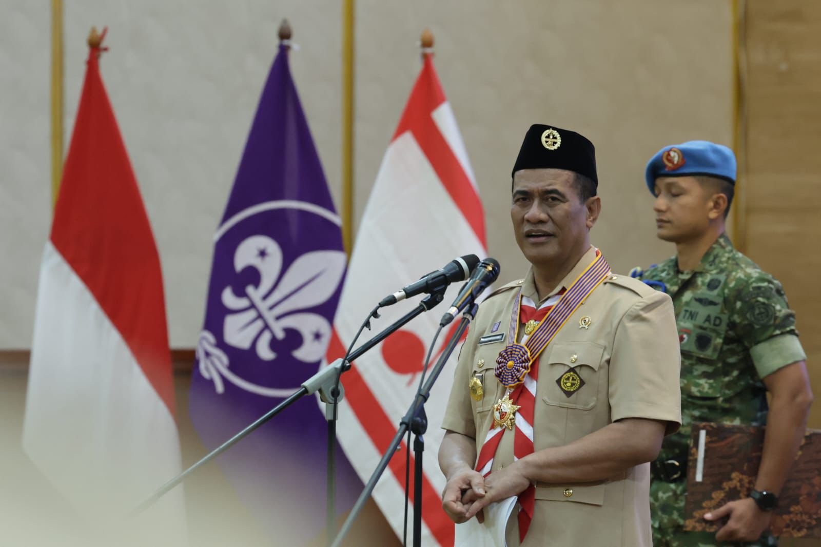 Mentan Amran Gandeng Pramuka untuk Dorong Regenerasi Petani dan Penguatan Ketahanan Pangan