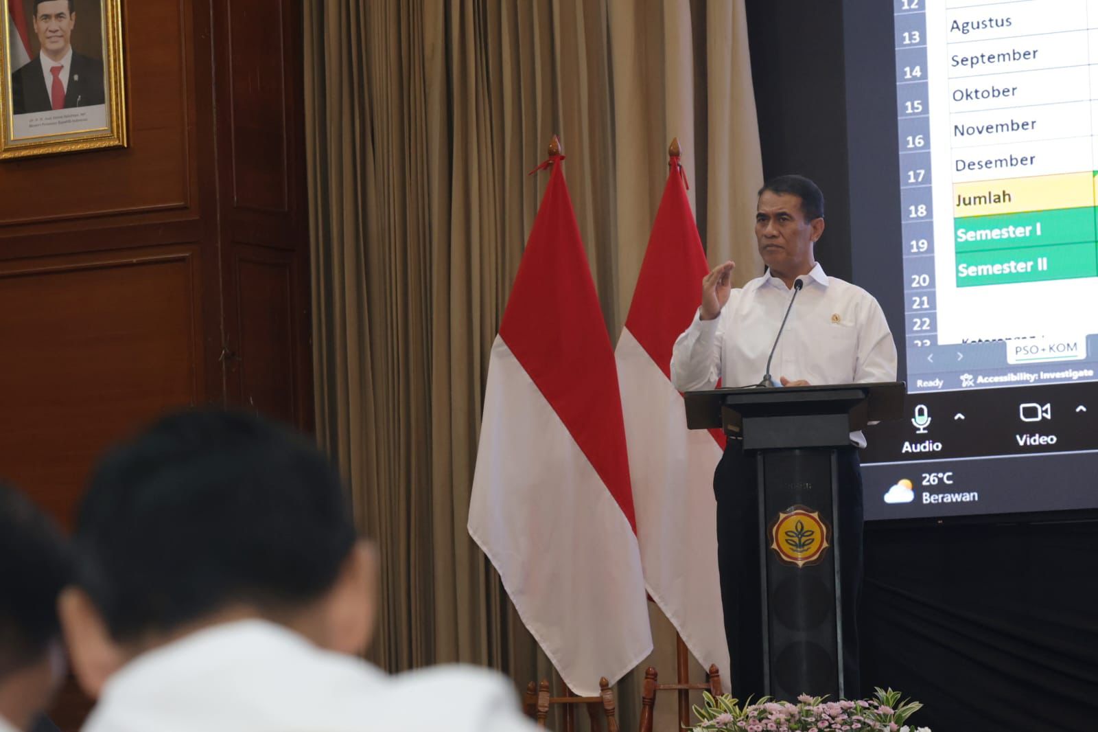 Kepala Dinas Diminta Tancap Gas, Mentan Amran: Cetak Sawah dan Program Strategis Tak Boleh Kendur