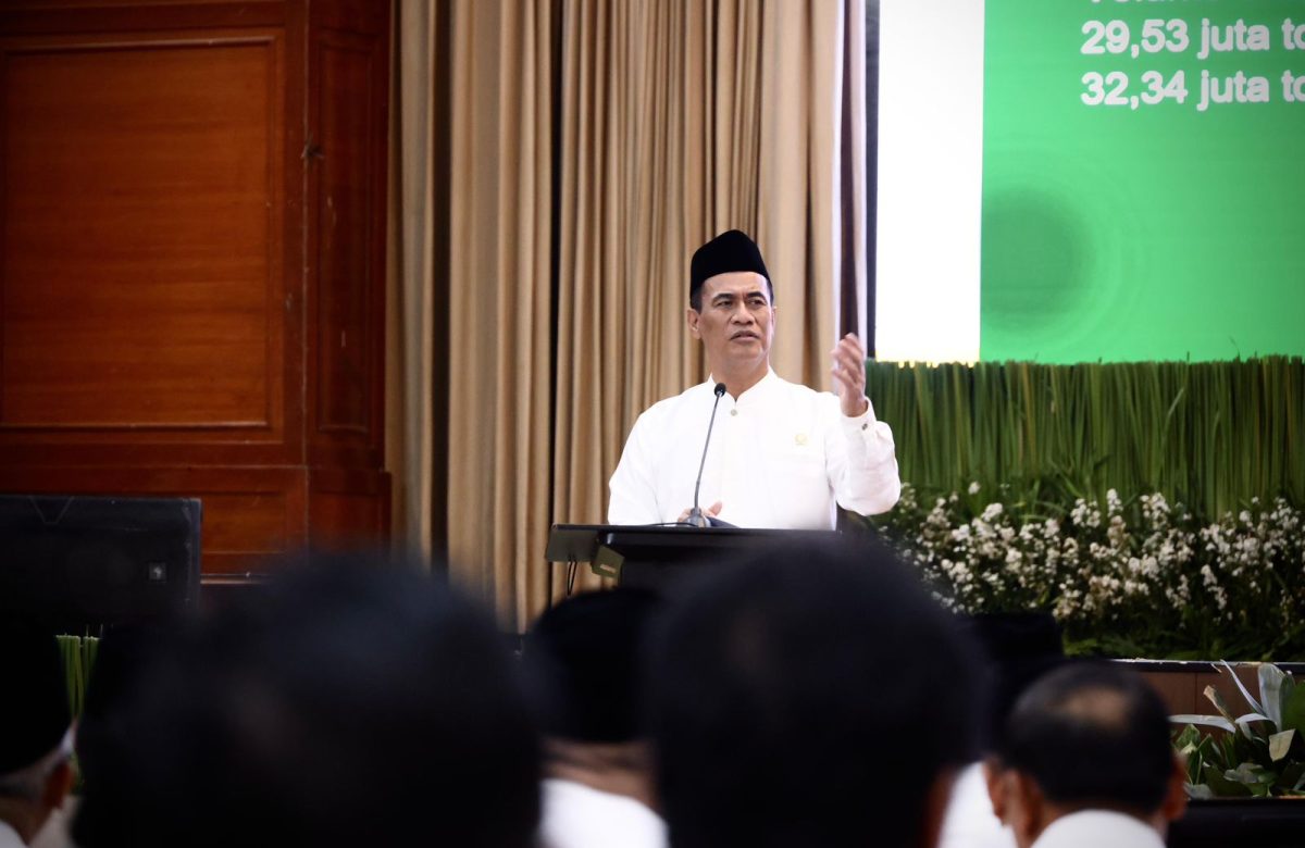 Mentan Amran Minta Jajaran Kementan Jaga Kekompakan Perkuat Pertanian Nasional
