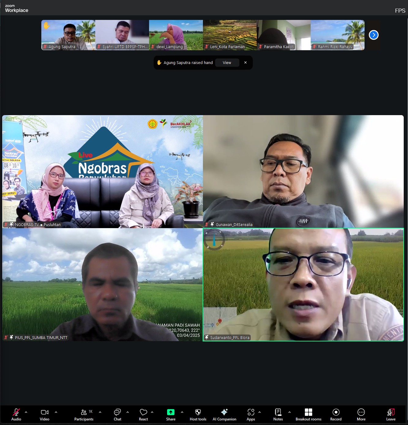 Tingkatkan Kapasitas SDM, Kementan Sosialisasikan Pendataan Padi Khusus dan Mekanisme CP/CL Bantuan Benih