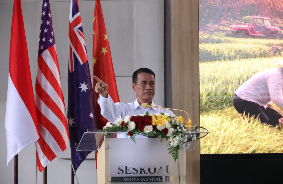 Mentan Amran : Pangan adalah Alat Pertahanan Negara, Indonesia tak lagi bergantung Impor