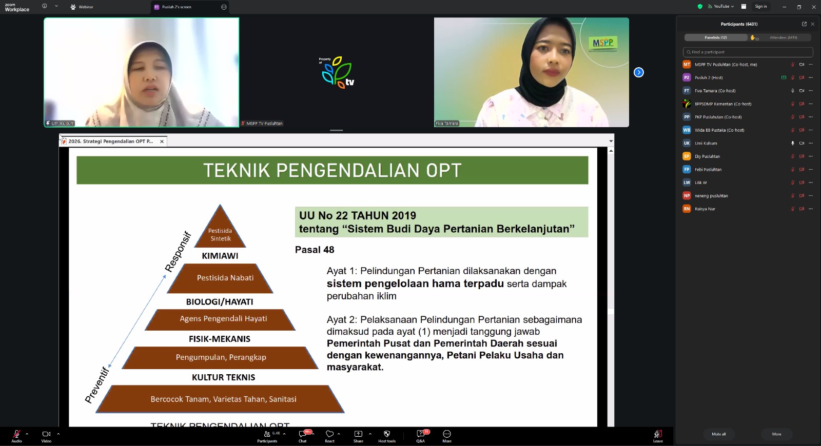 Kementan Perkuat Penyuluh Hadapi Hama Padi di Musim Kemarau