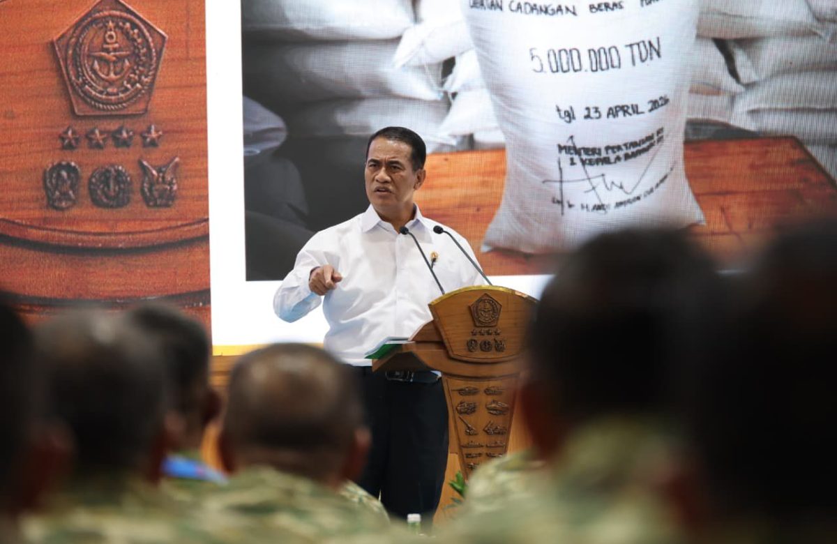 Di Hadapan Jajaran TNI, Mentan Amran Sebut Ketahanan Pangan Tercapai Berkat Sinergi dan Disiplin Prajurit