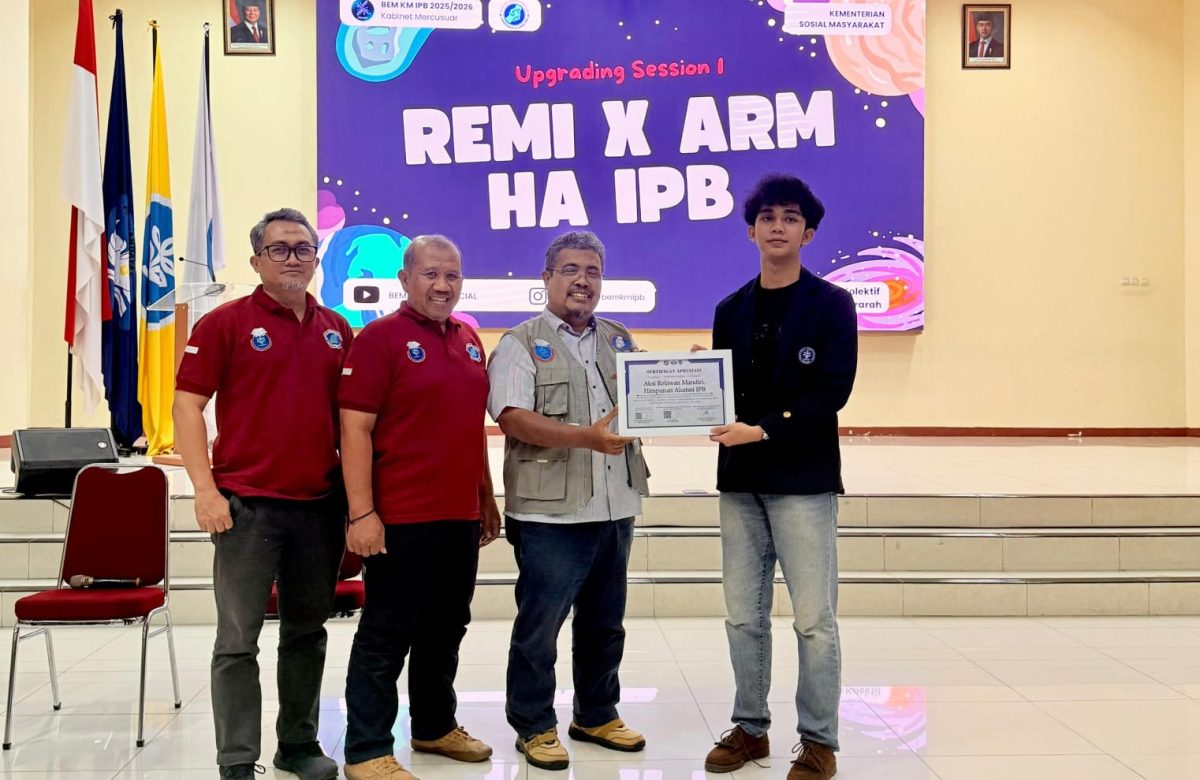 RELAWAN MAHASISWA IPB GELAR PELATIHAN KESUKELAWANAN BERSAMA ARM HA-IPB