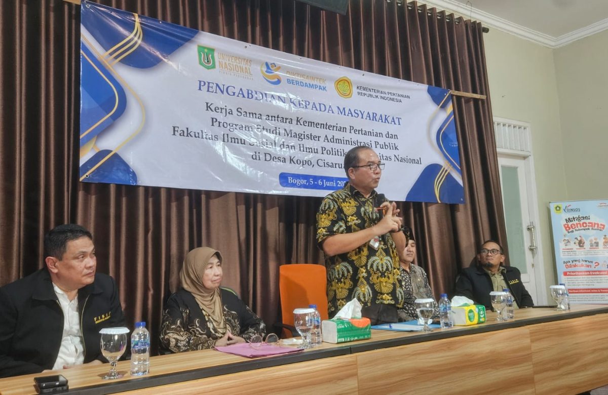 Kementan Dorong Hilirisasi Pertanian Desa, PKM UNAS Hadirkan Pendampingan di Tiga Desa Cisarua