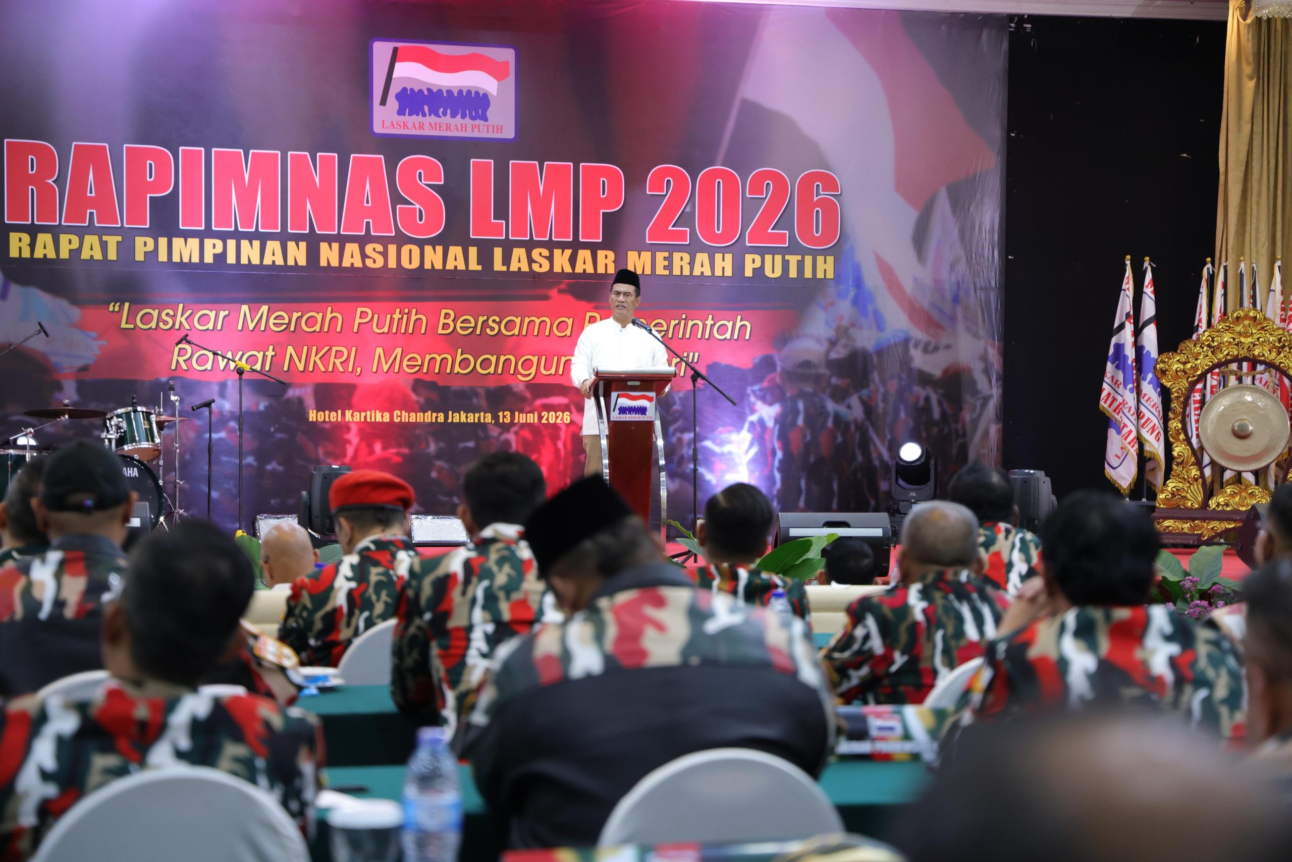 Mentan Amran Ajak Laskar Merah Putih Kawal Swasembada Pangan, Tegaskan Tak Gentar Lawan Mafia Pangan